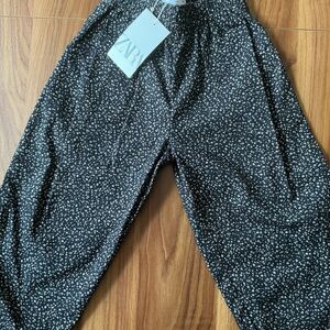 NWT Zara 5Y Floral Balloon Pants